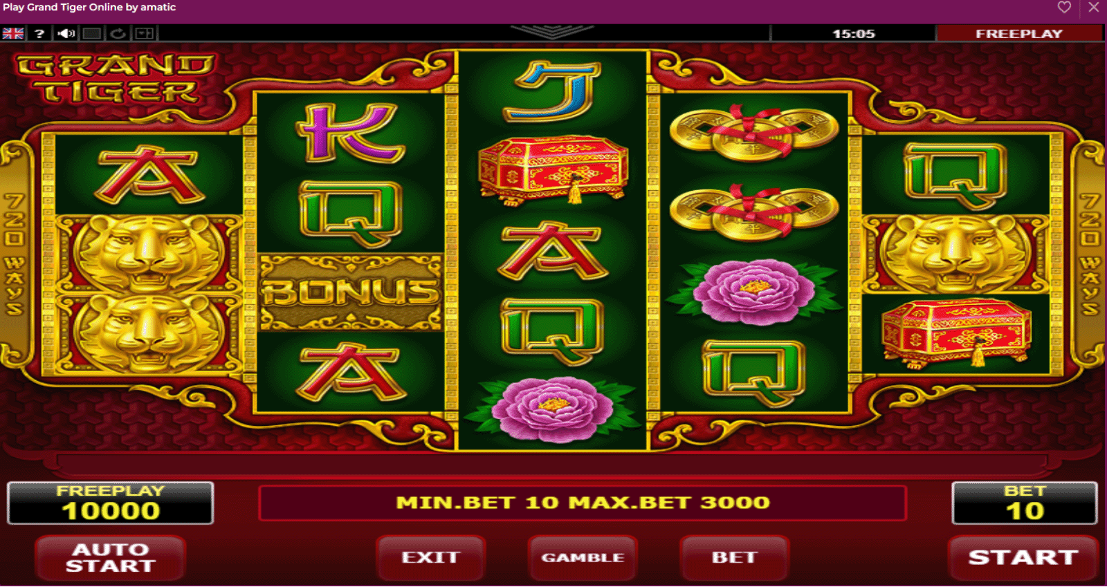 Grand Tiger Screenshot